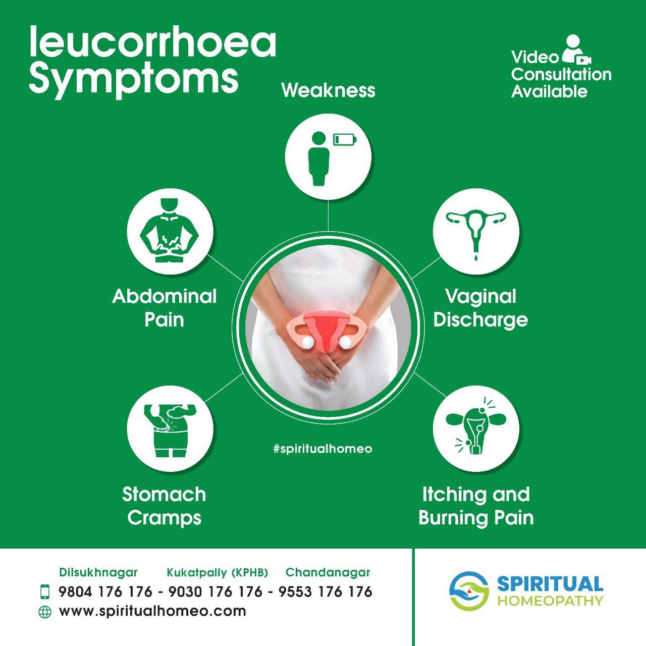 leucorrhoea symptoms