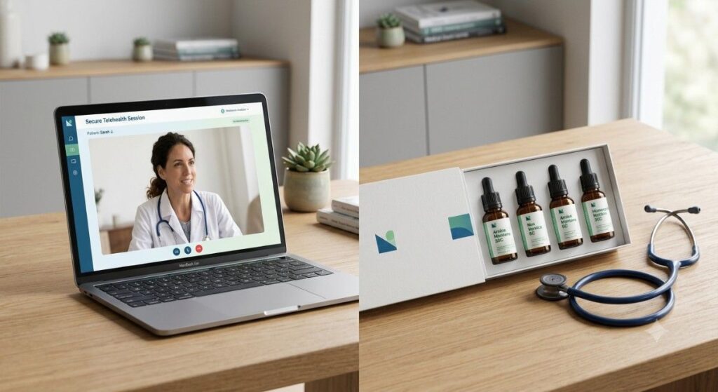 Comparison of local US homeopathic clinic costs versus affordable online homeopathy consultations with medicine delivery.
